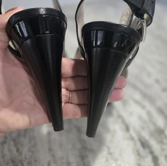 Michael Kors Leather Platform Heels - Picture 4 of 5